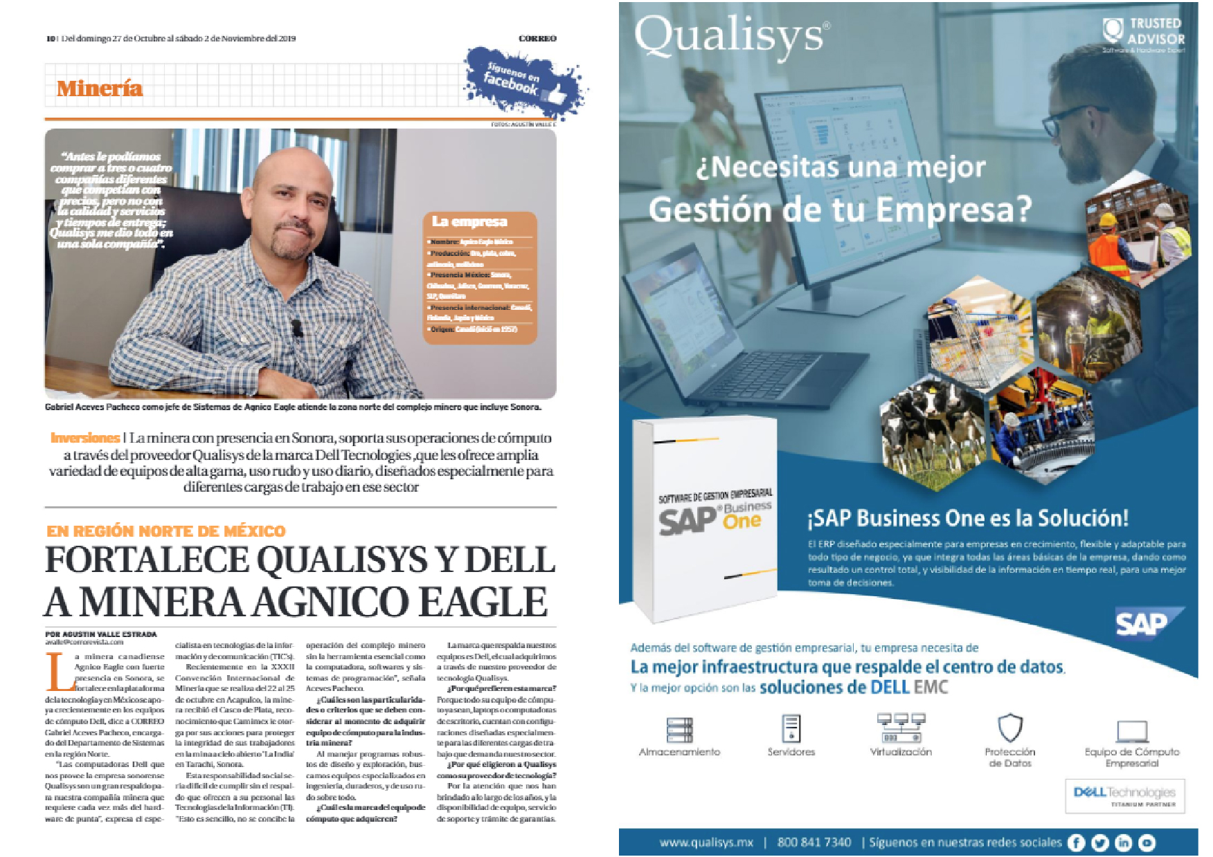 Fortalece Qualisys y Dell a Minera Agnico Eagle  - Image